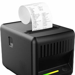 Black Thermal Receipt Printer